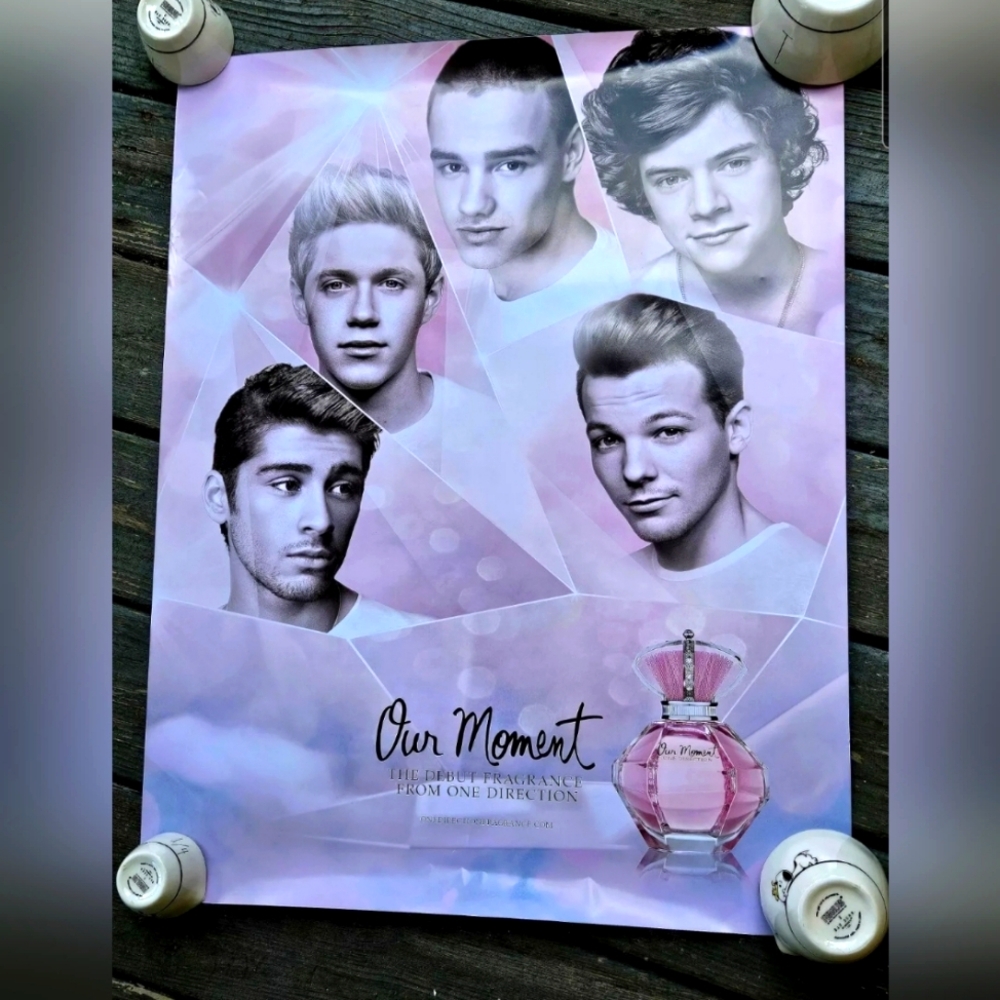 One Direction Our Moment Perfume Poster. Brand New In Original Mailer. 1D. Rare.